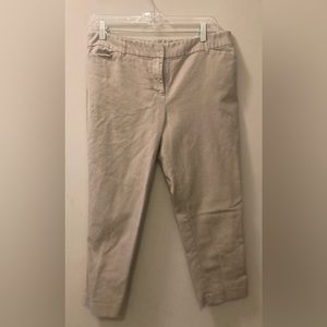Liz Clayborn khaki capris, size 12 P